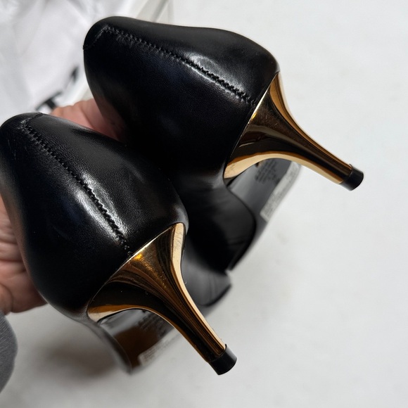 SCHUTZ Black and Gold Heels - Picture 7 of 12